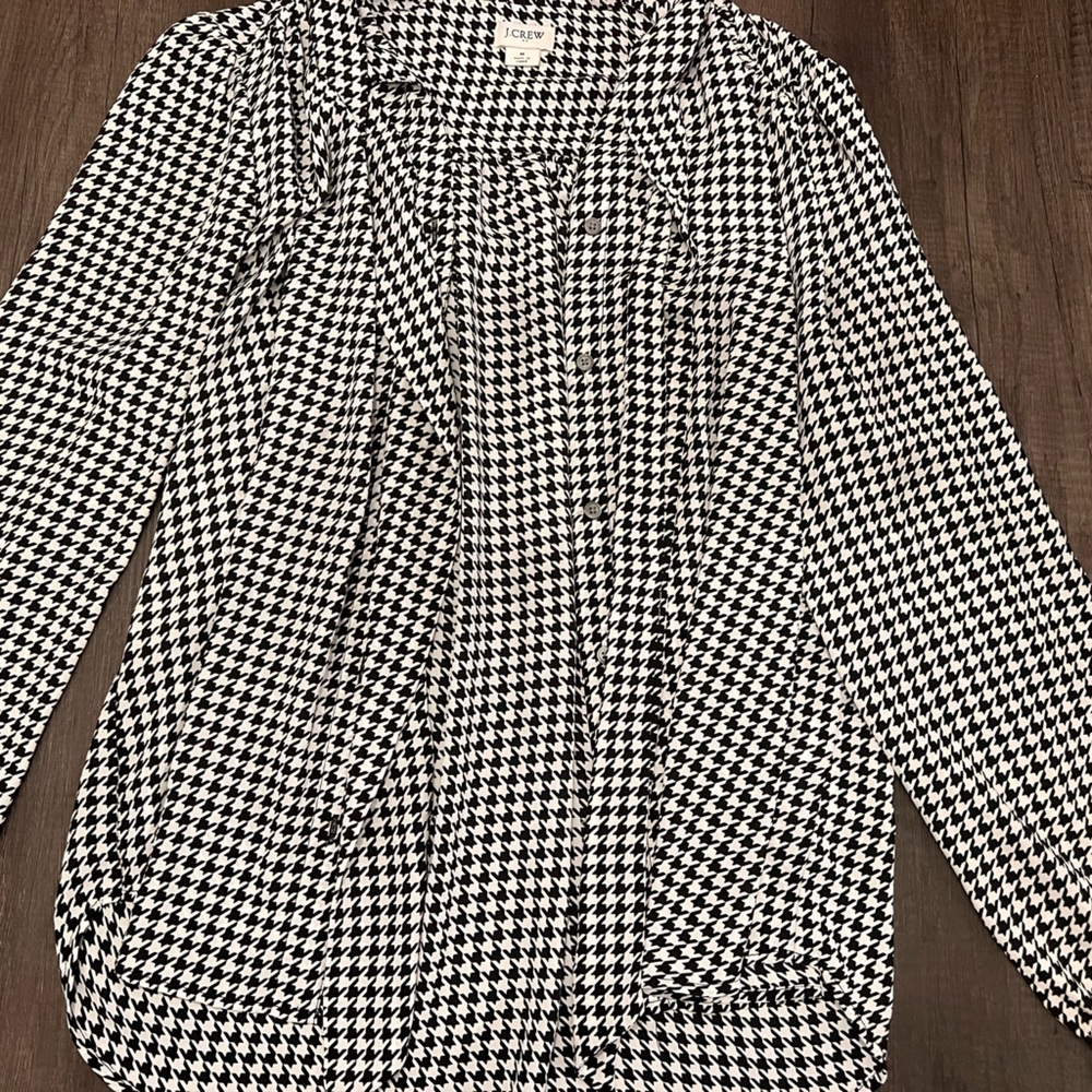J. Crew Black and White Top